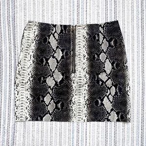 Snake Skin Skirt Size L